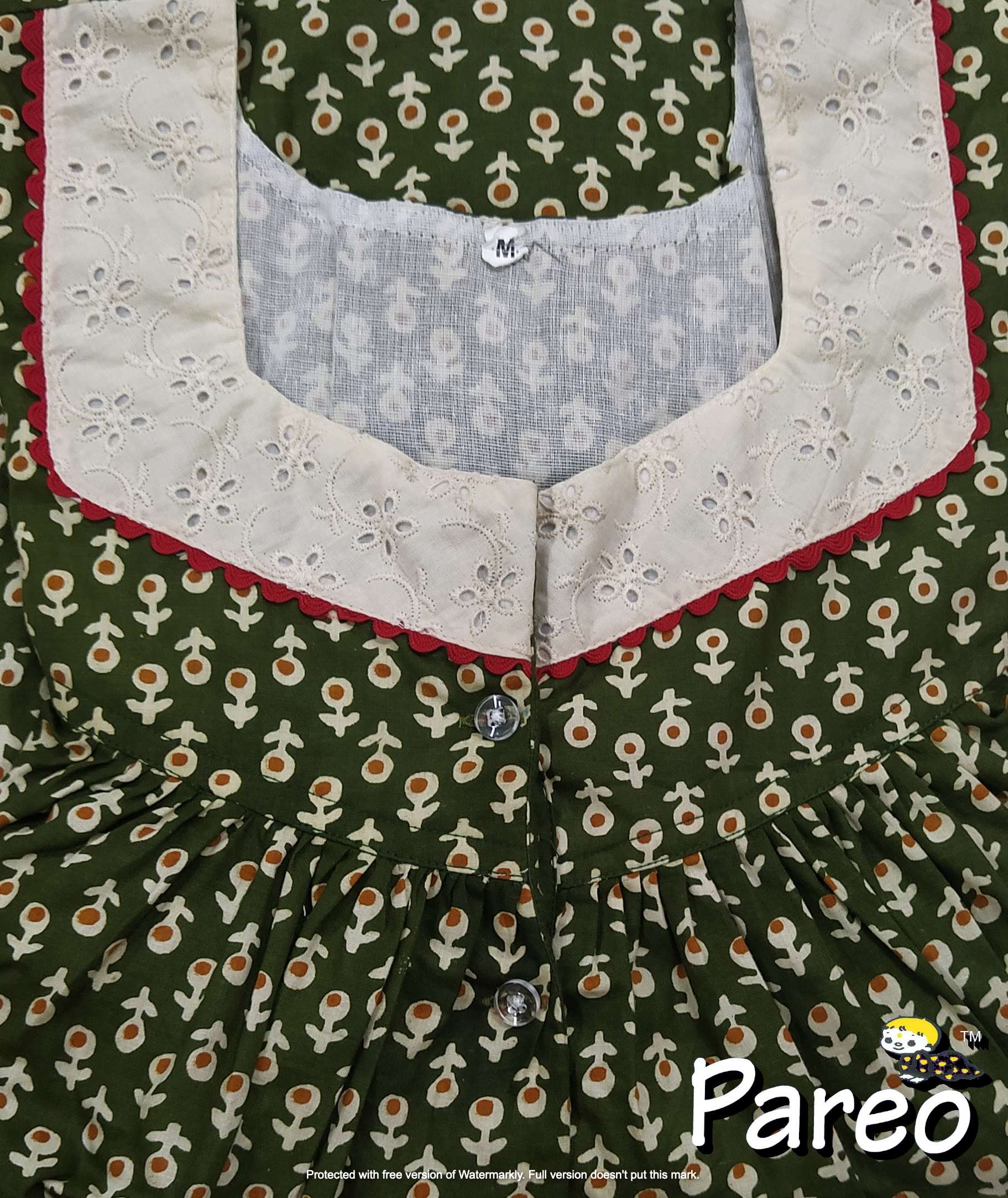 Cotton printed Medium Size Nighty for women