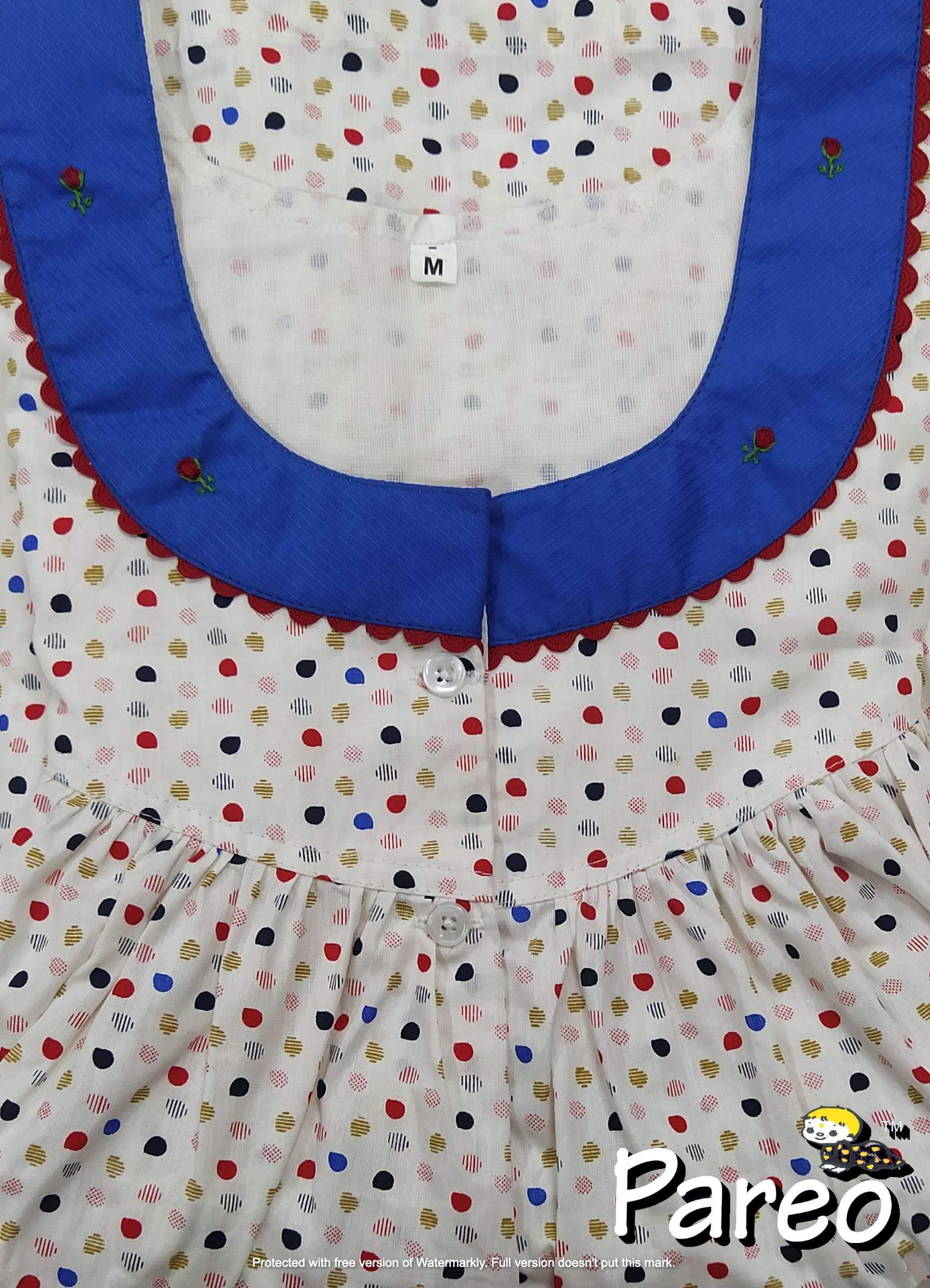 Cotton printed Medium Size Nighty for women