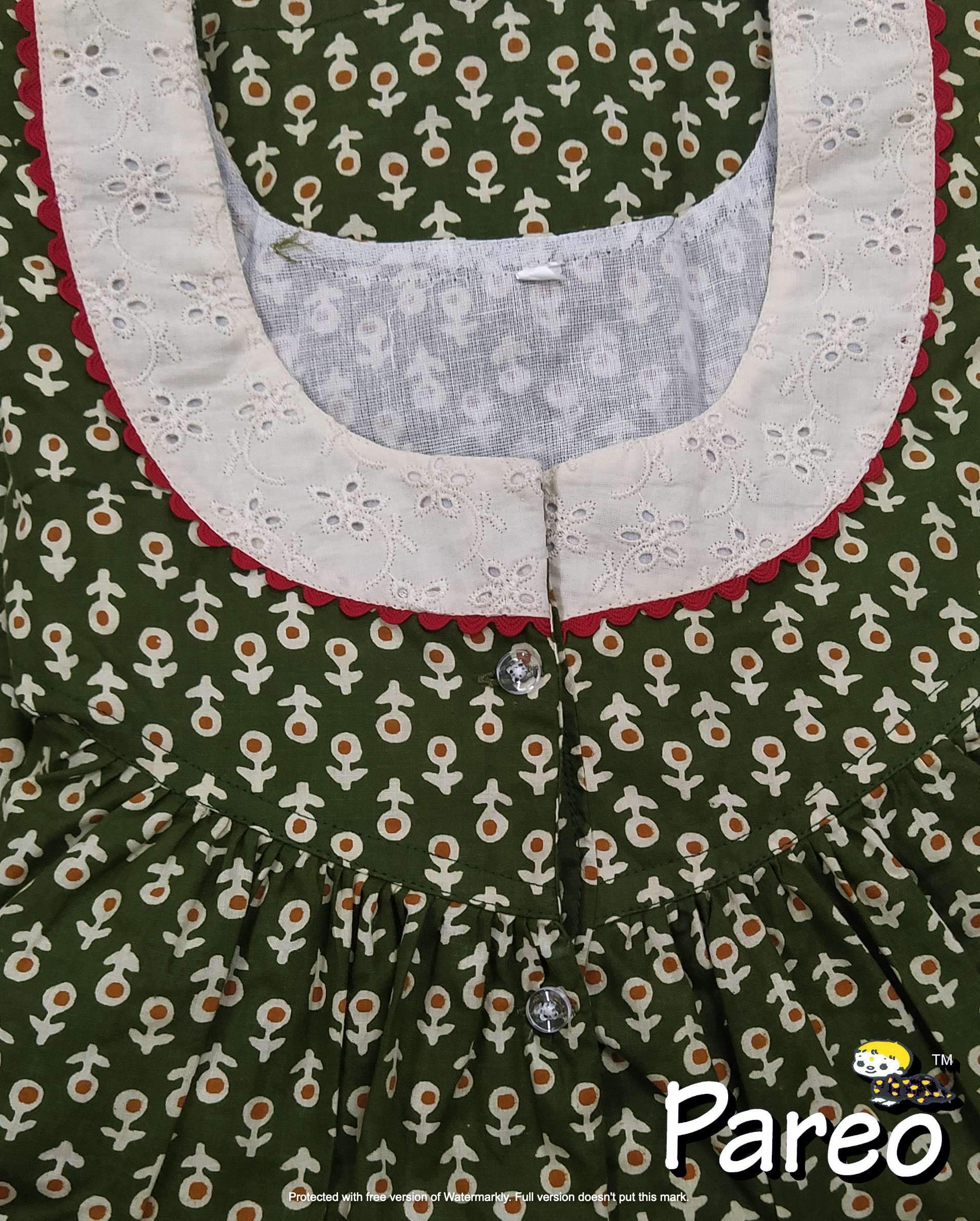 Cotton printed Medium Size Nighty for women