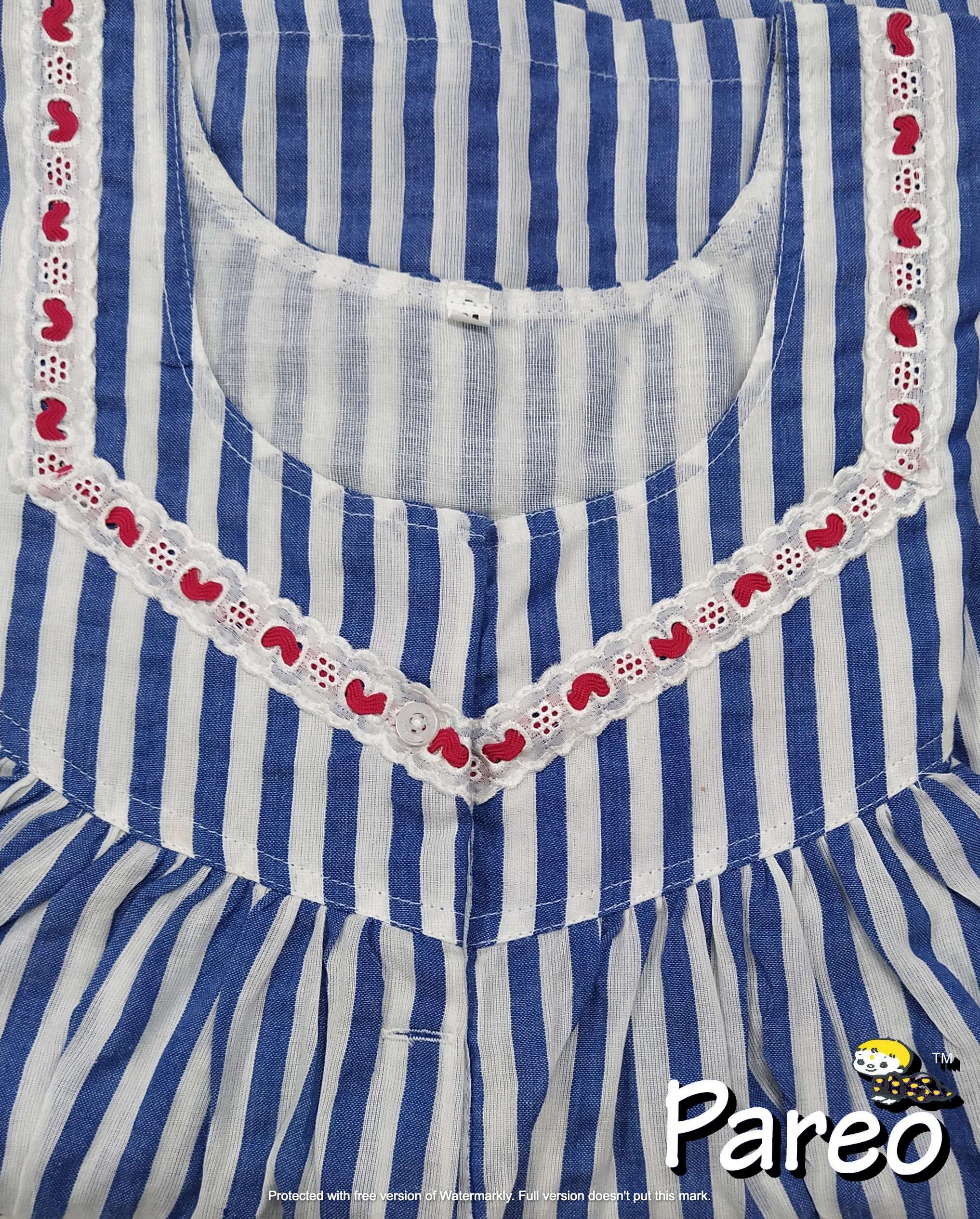Cotton printed Medium Size Nighty for women