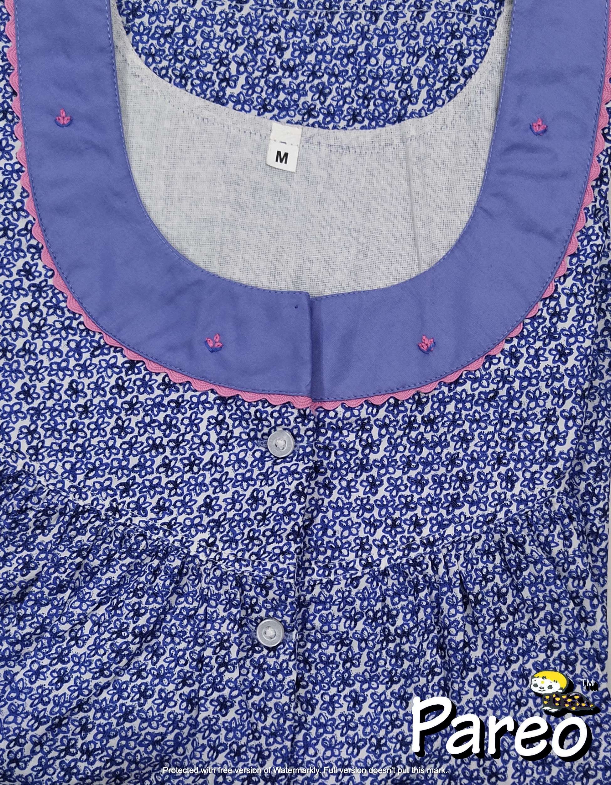 Cotton printed Medium Size Nighty for women
