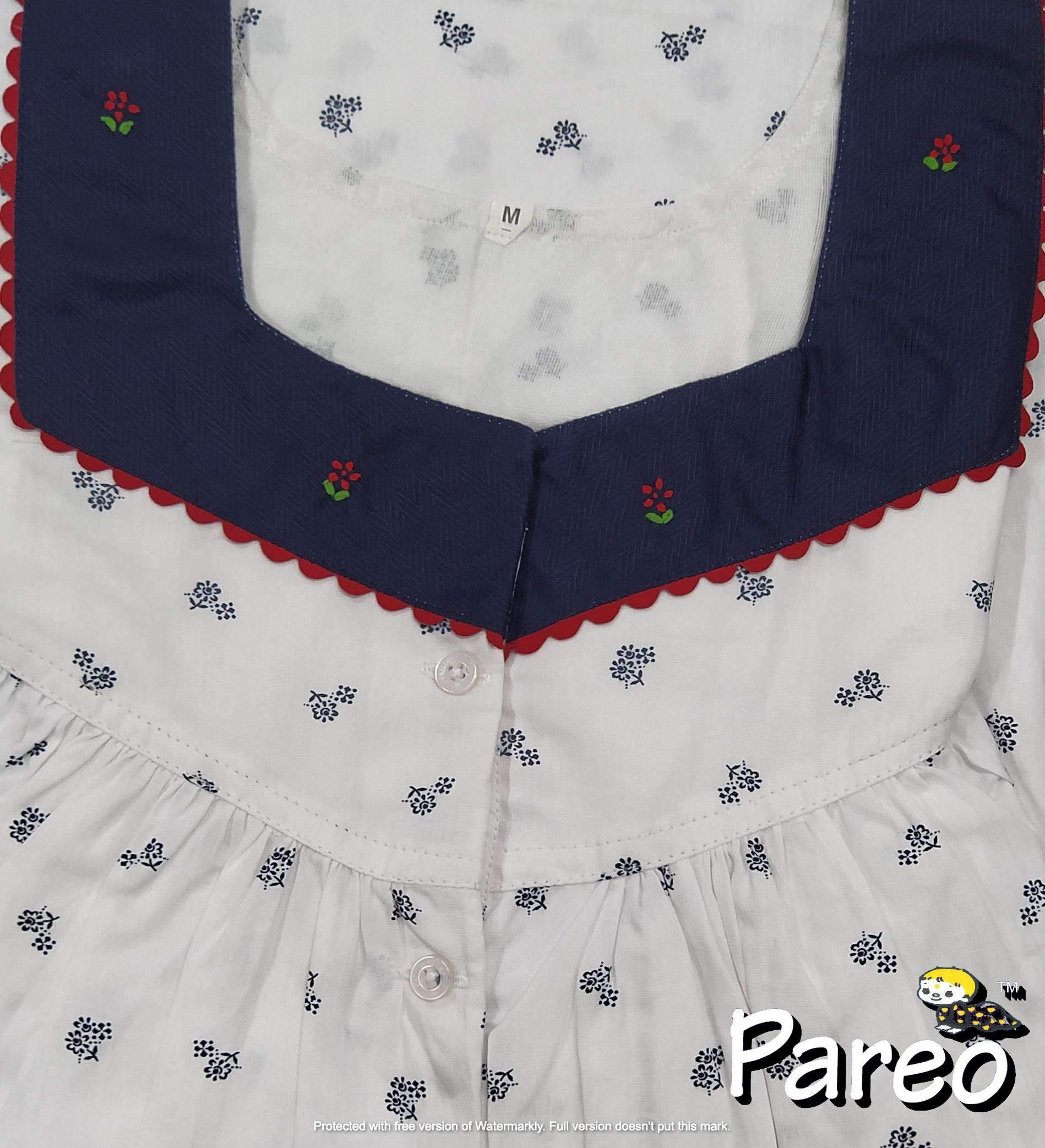 Cotton printed Medium Size Nighty for women