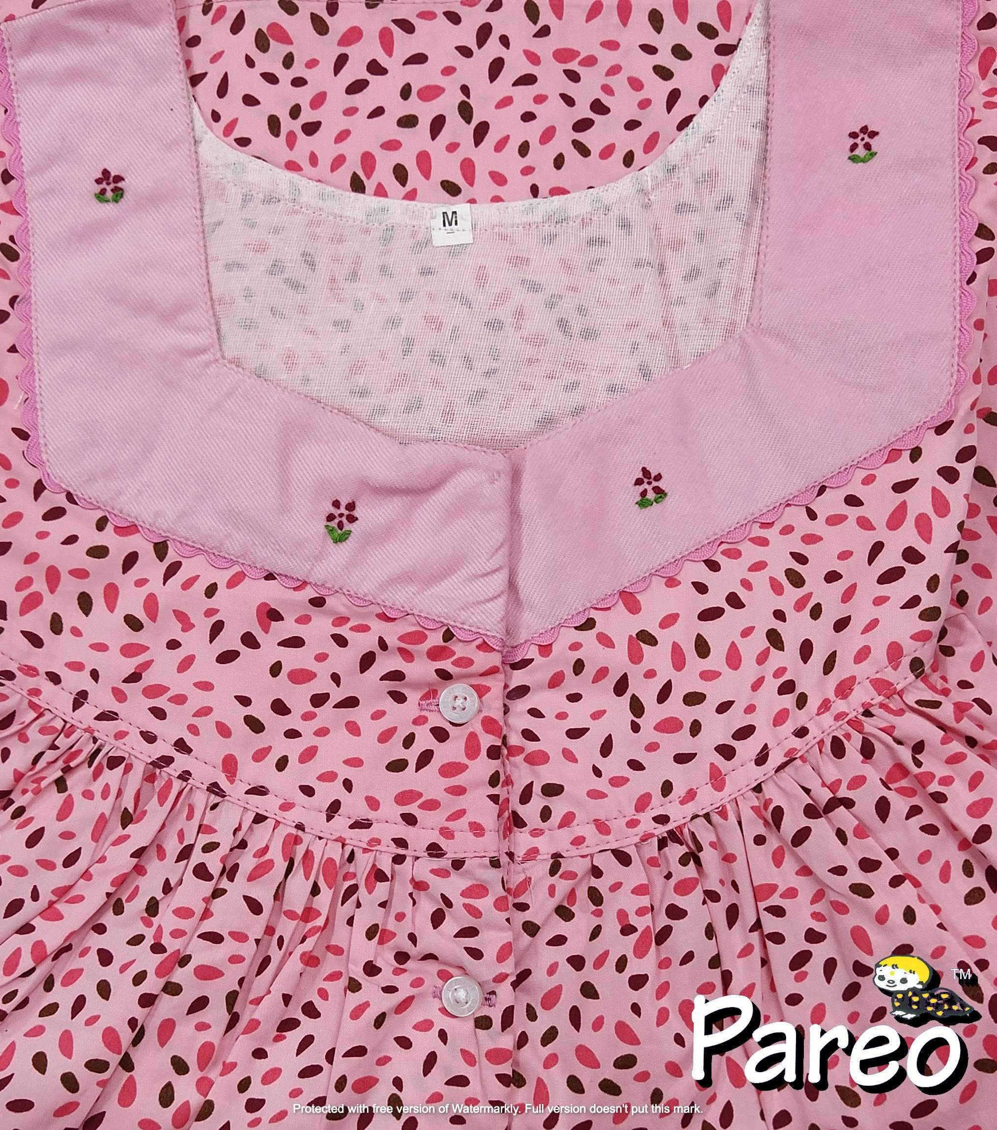 Cotton printed Medium Size Nighty for women