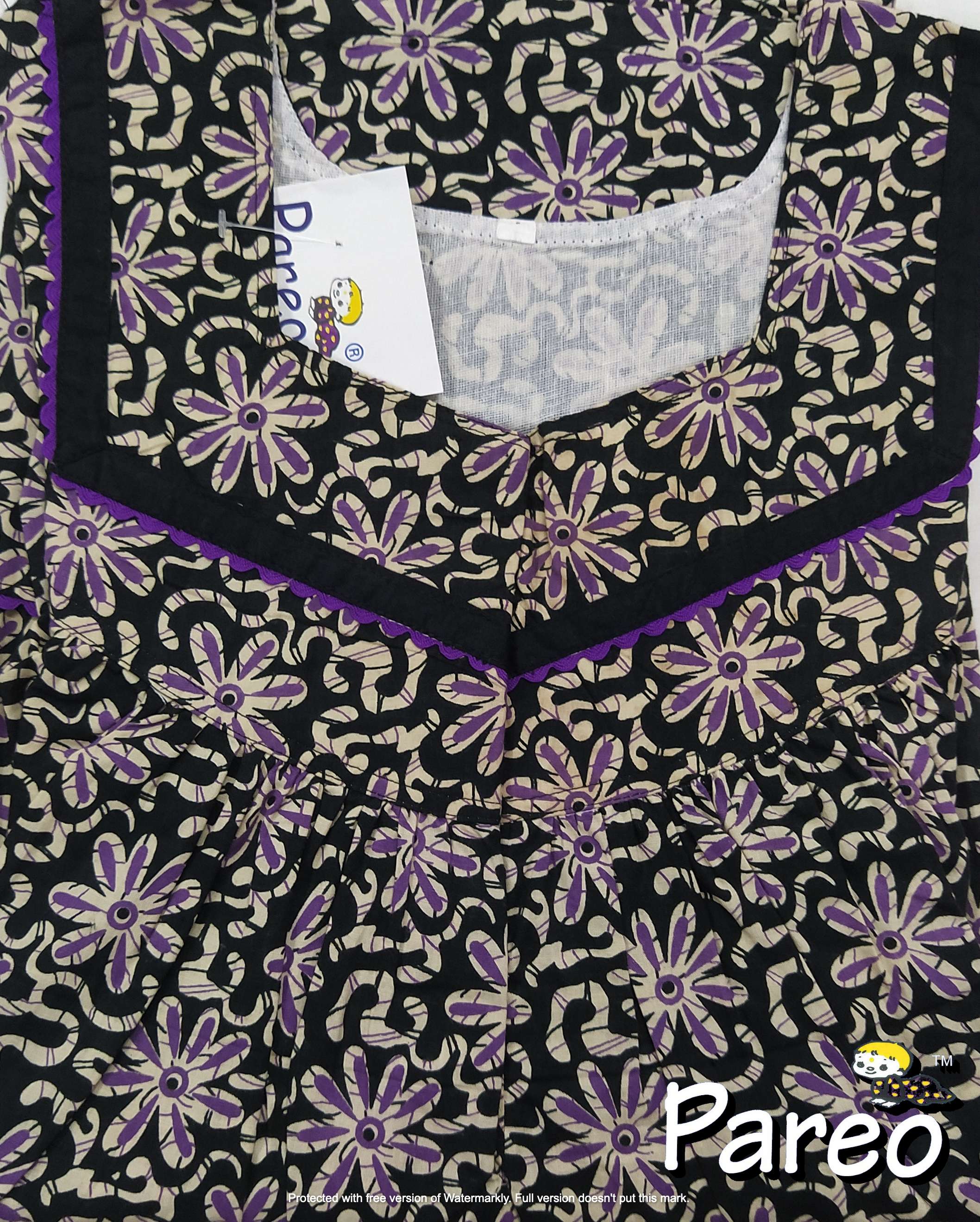 Cotton printed Medium Size Nighty for women