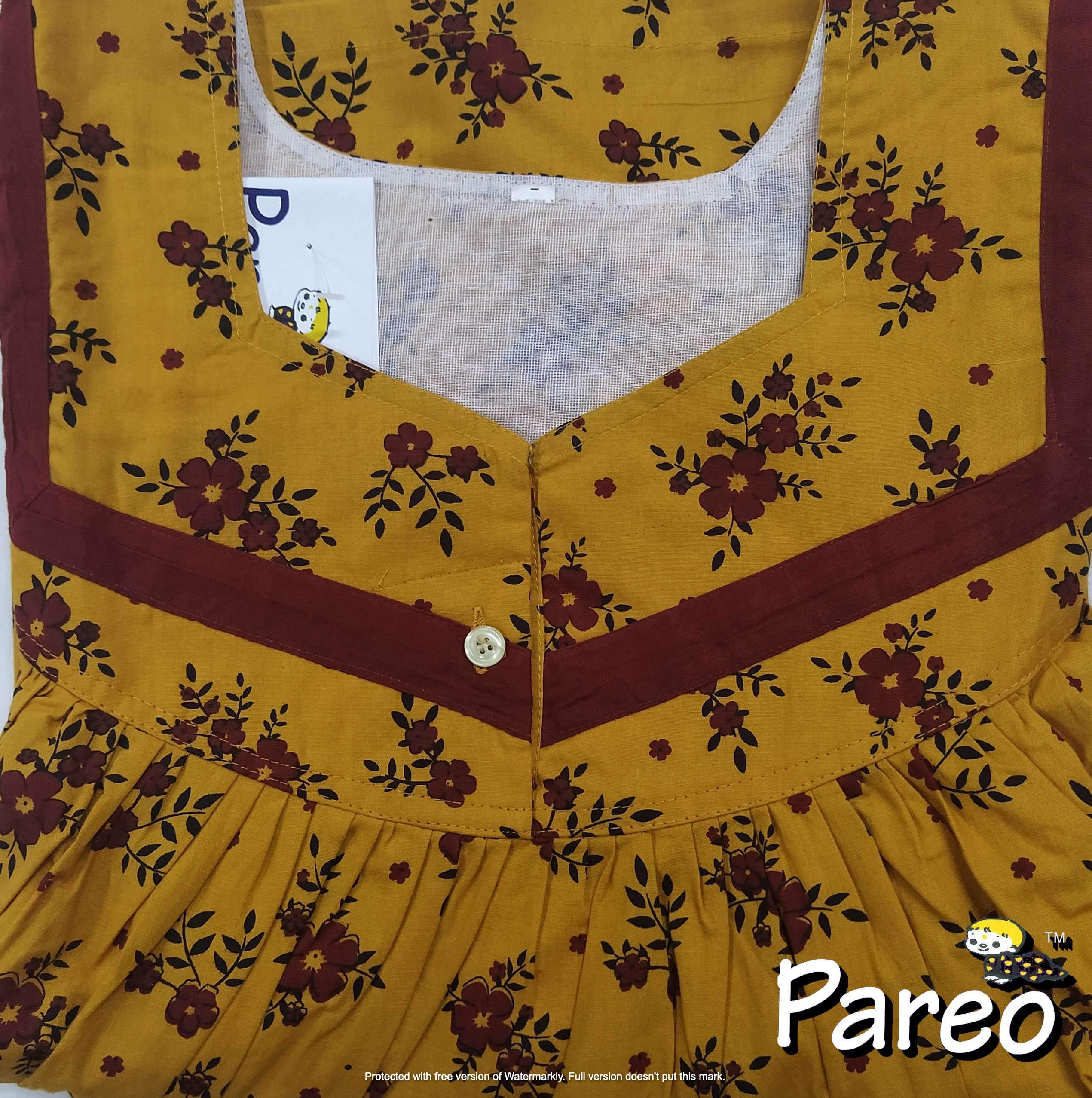 Cotton printed Medium Size Nighty for women
