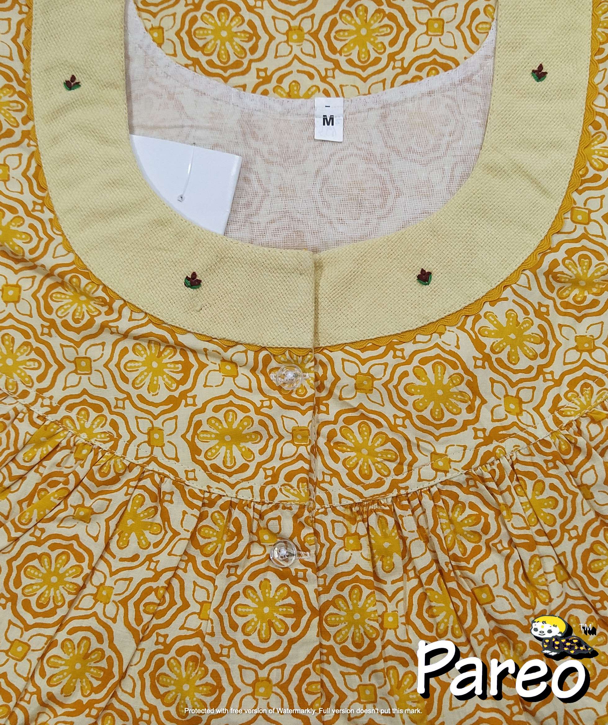 Cotton printed Medium Size Nighty for women extra long