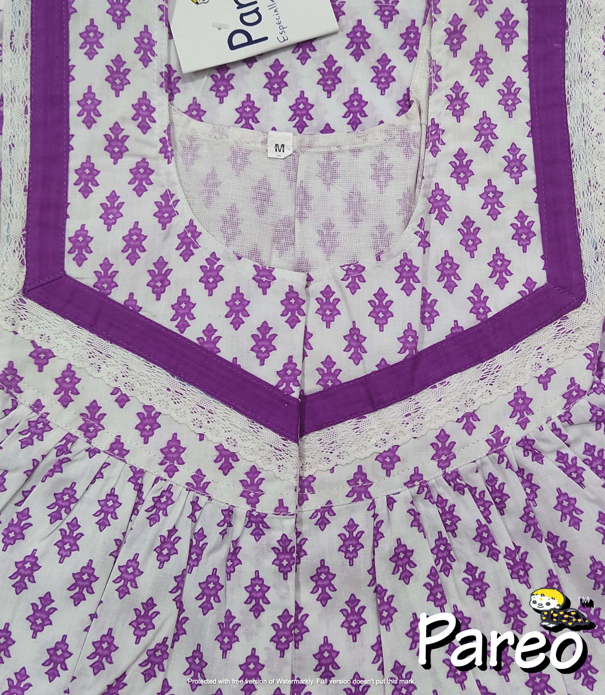 Cotton printed Medium Size Nighty for women