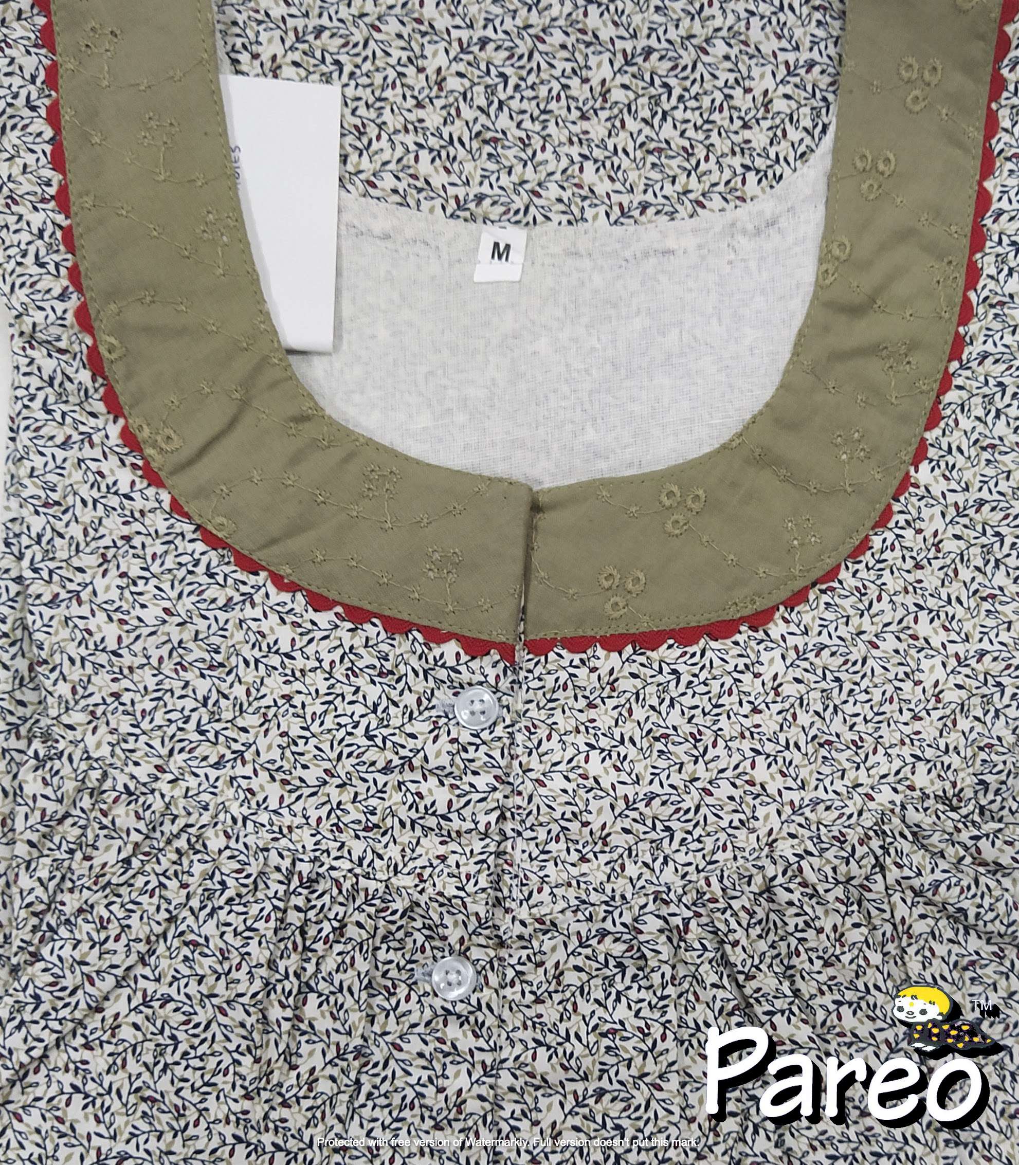 Cotton printed Medium Size Nighty for women