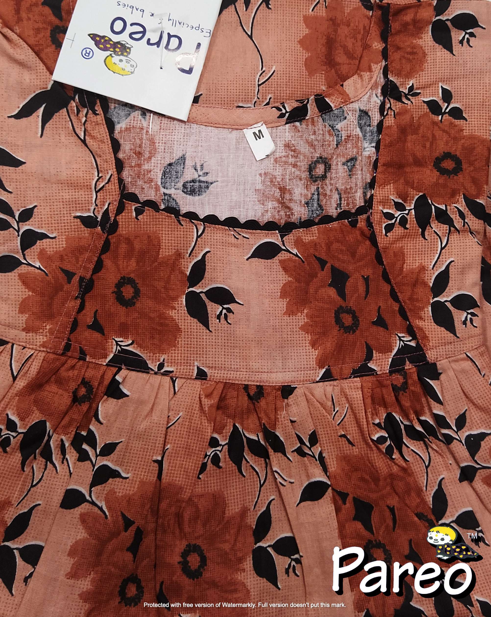 Cotton printed Medium Size Nighty for women