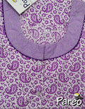 Cotton printed A-Line Nighty medium size for women