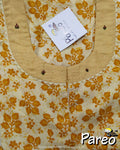 Cotton printed A-Line Nighty medium size for women