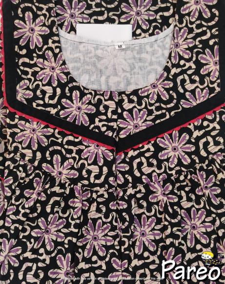 Cotton printed Nighty  for women