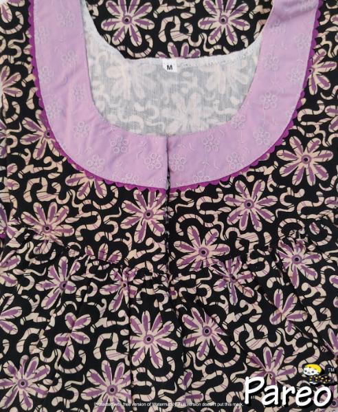 Cotton printed Nighty  for women