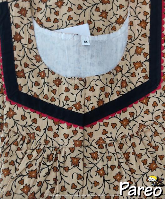 Cotton printed Nighty  for women