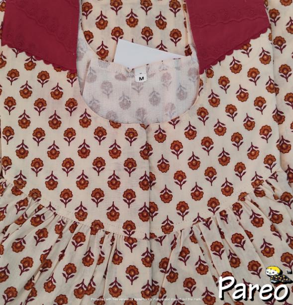 Cotton printed Nighty  for women
