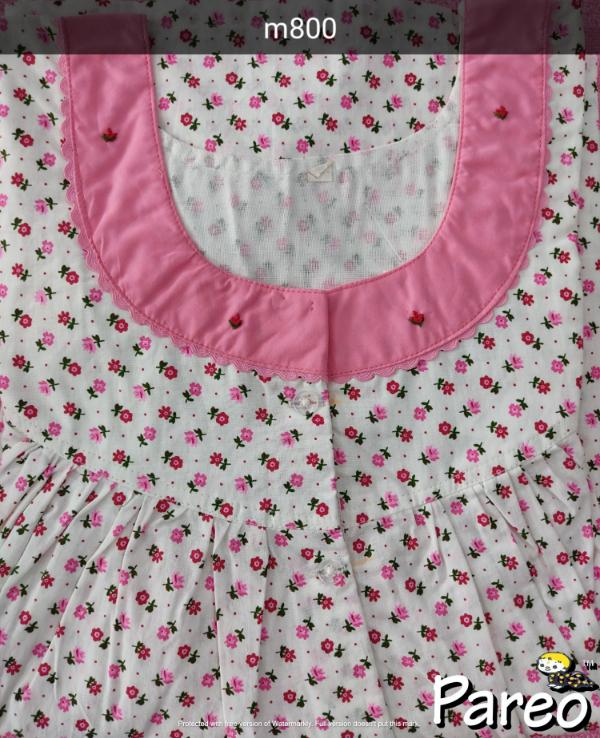 Cotton printed Nighty  for women