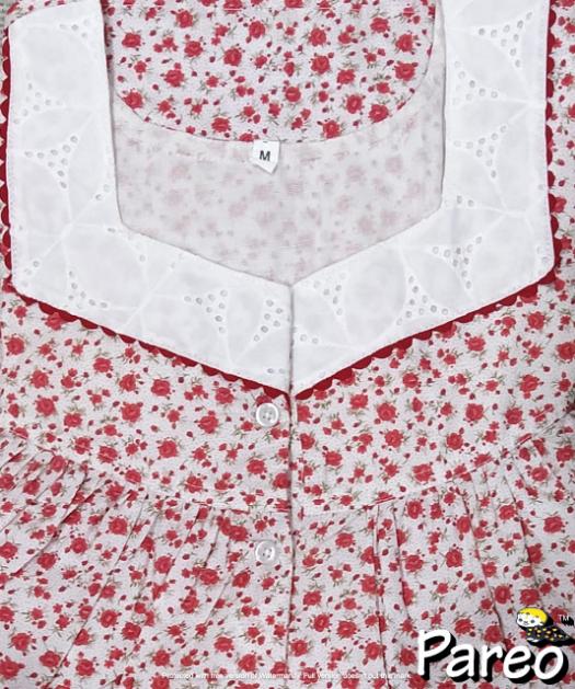 Cotton printed Nighty  for women in Medium