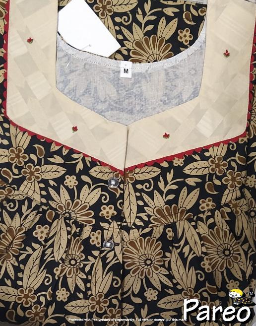 Cotton printed Nighty  for women in Medium