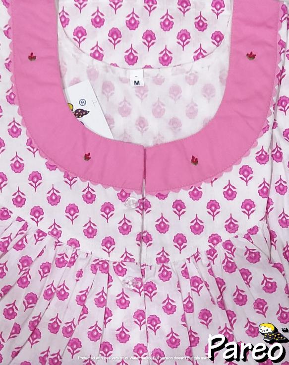 Cotton printed Nighty  for women in Medium