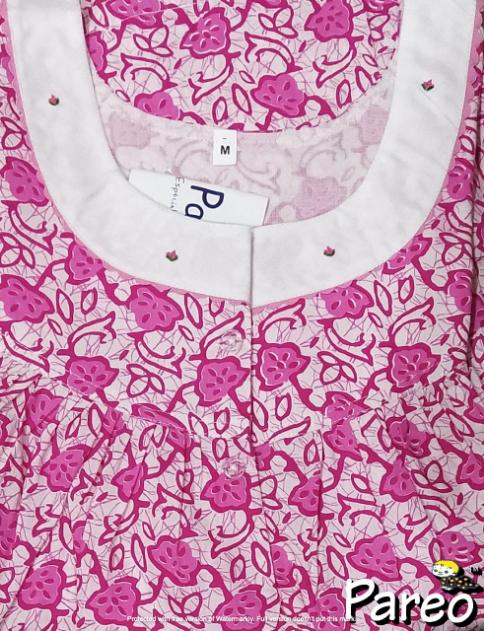 Cotton printed Nighty  for women in Medium