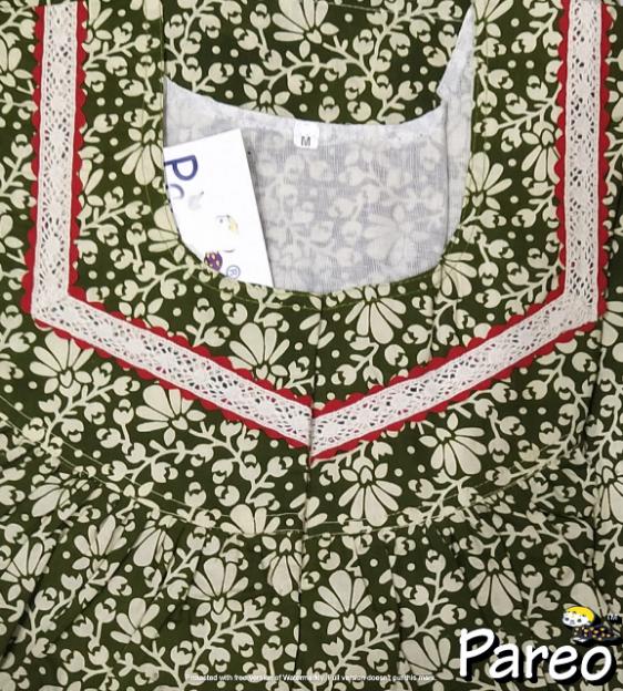 Cotton printed Nighty  for women in Medium