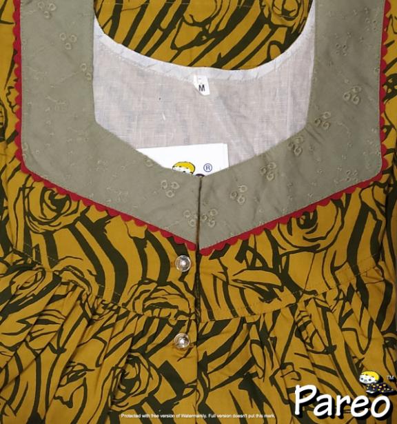 Cotton printed Nighty  for women in Medium