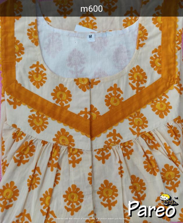 Cotton printed Nighty  for women