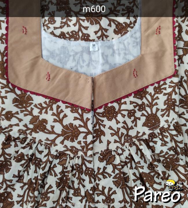 Cotton printed Nighty  for women
