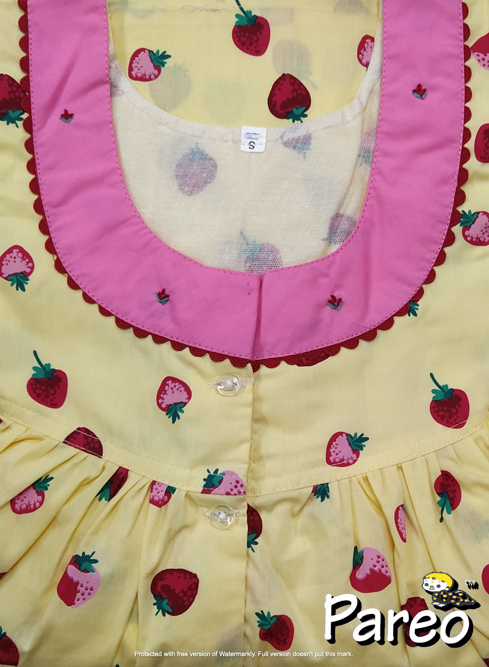 Cotton printed Nighty Small for women
