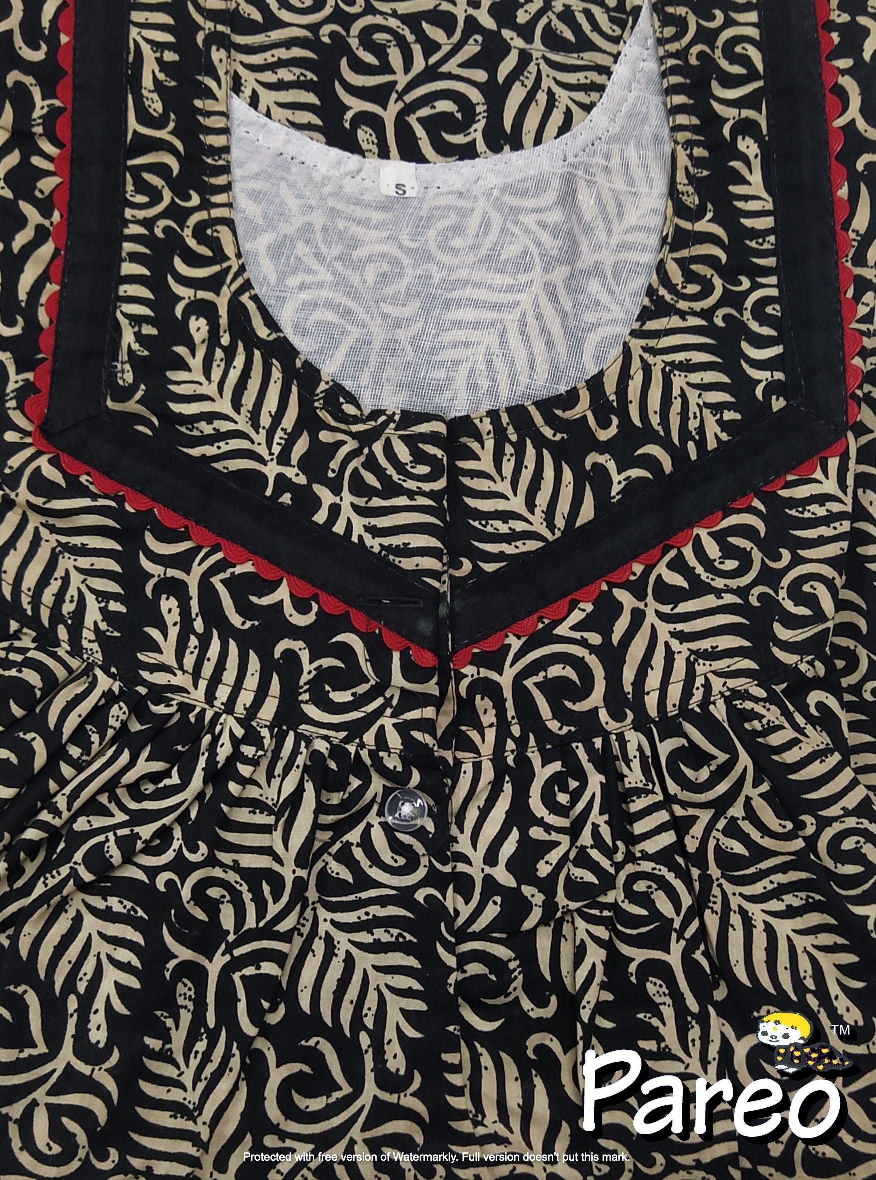 Cotton printed Nighty Small for women