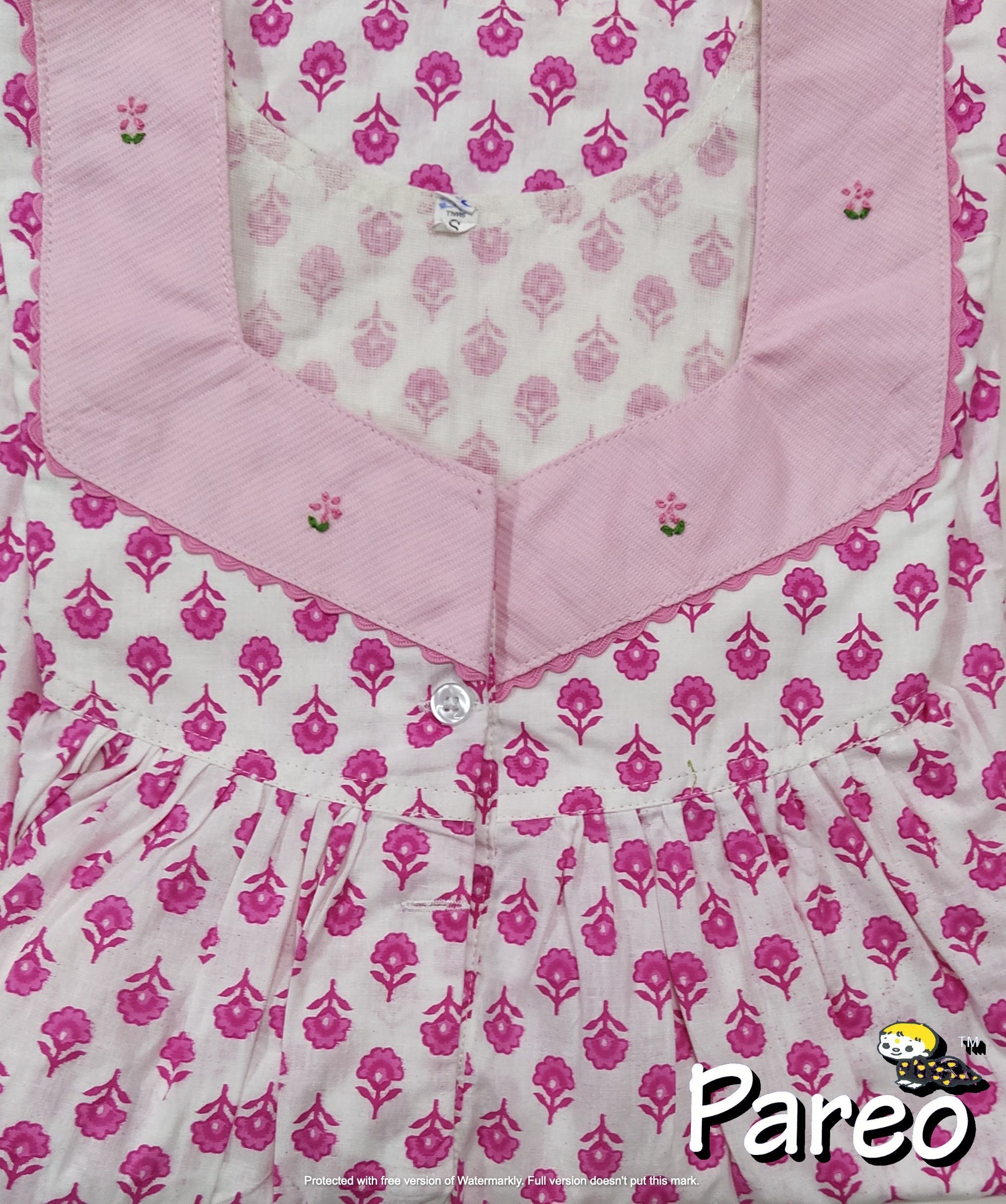 Cotton printed Nighty Small for women extra long
