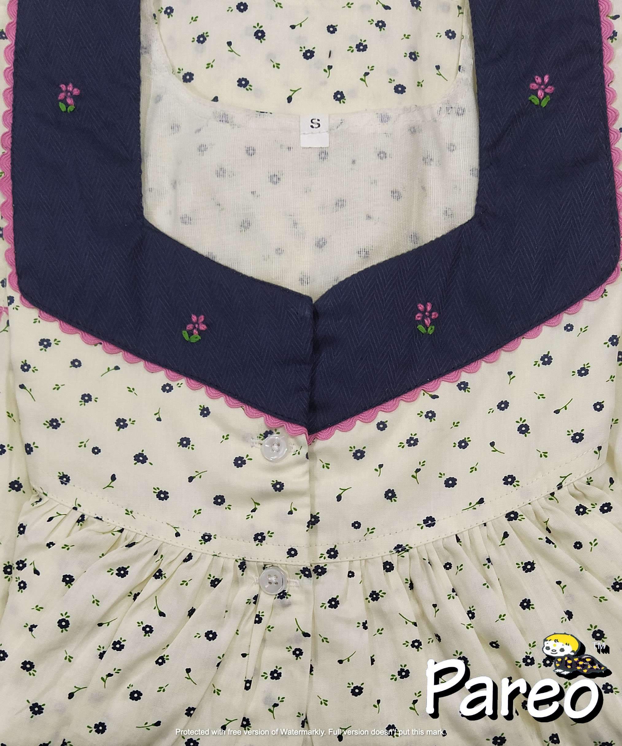 Cotton printed Nighty Small for women