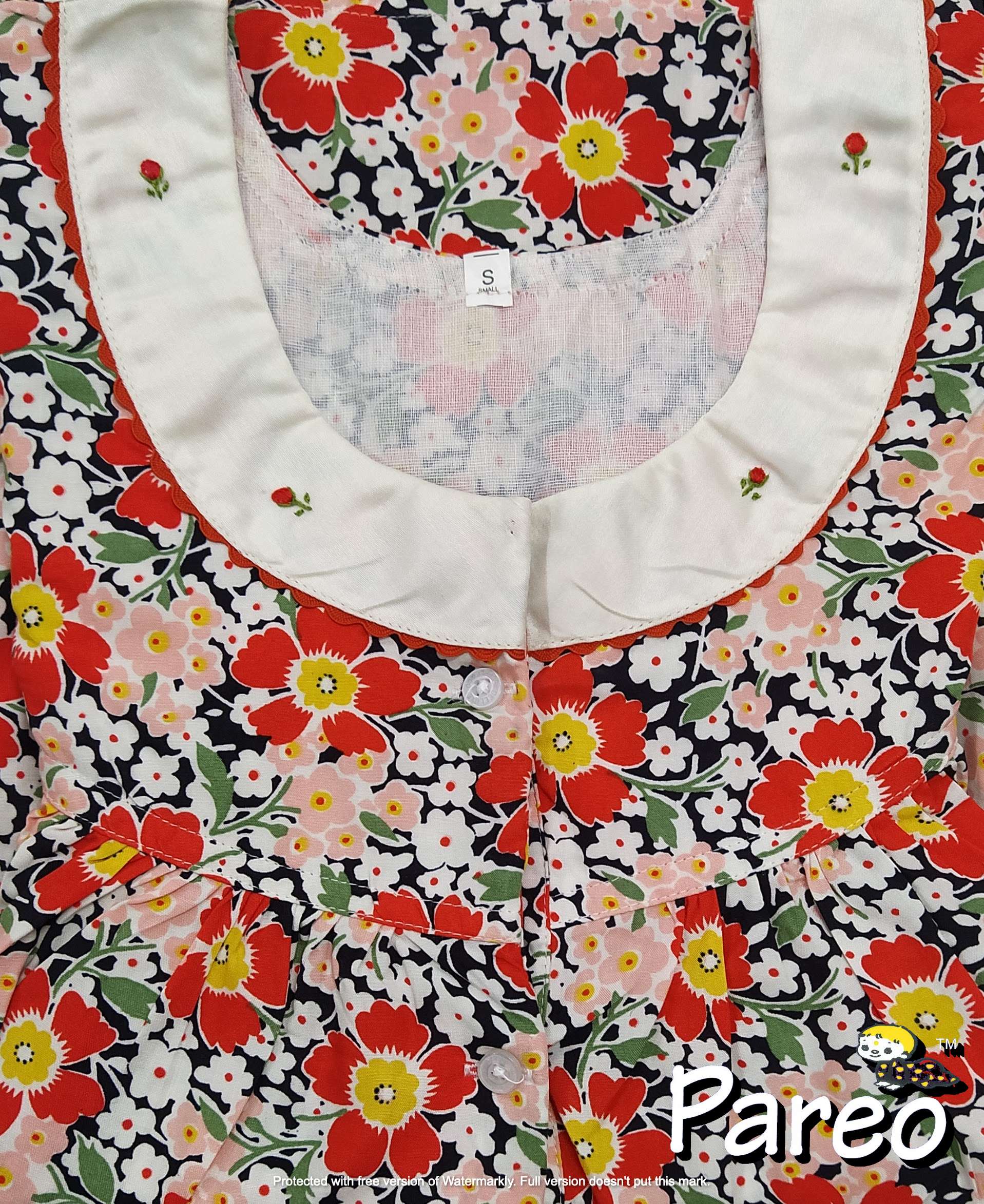 Cotton printed Nighty Small for women