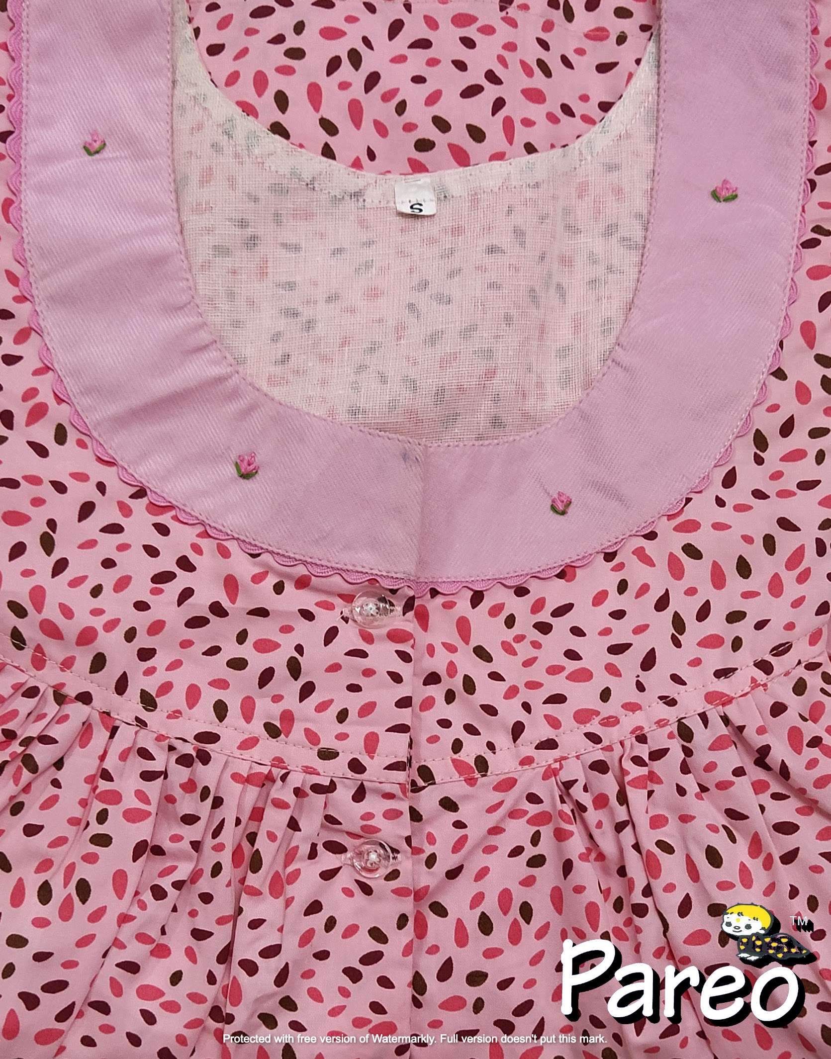 Cotton printed Nighty Small for women
