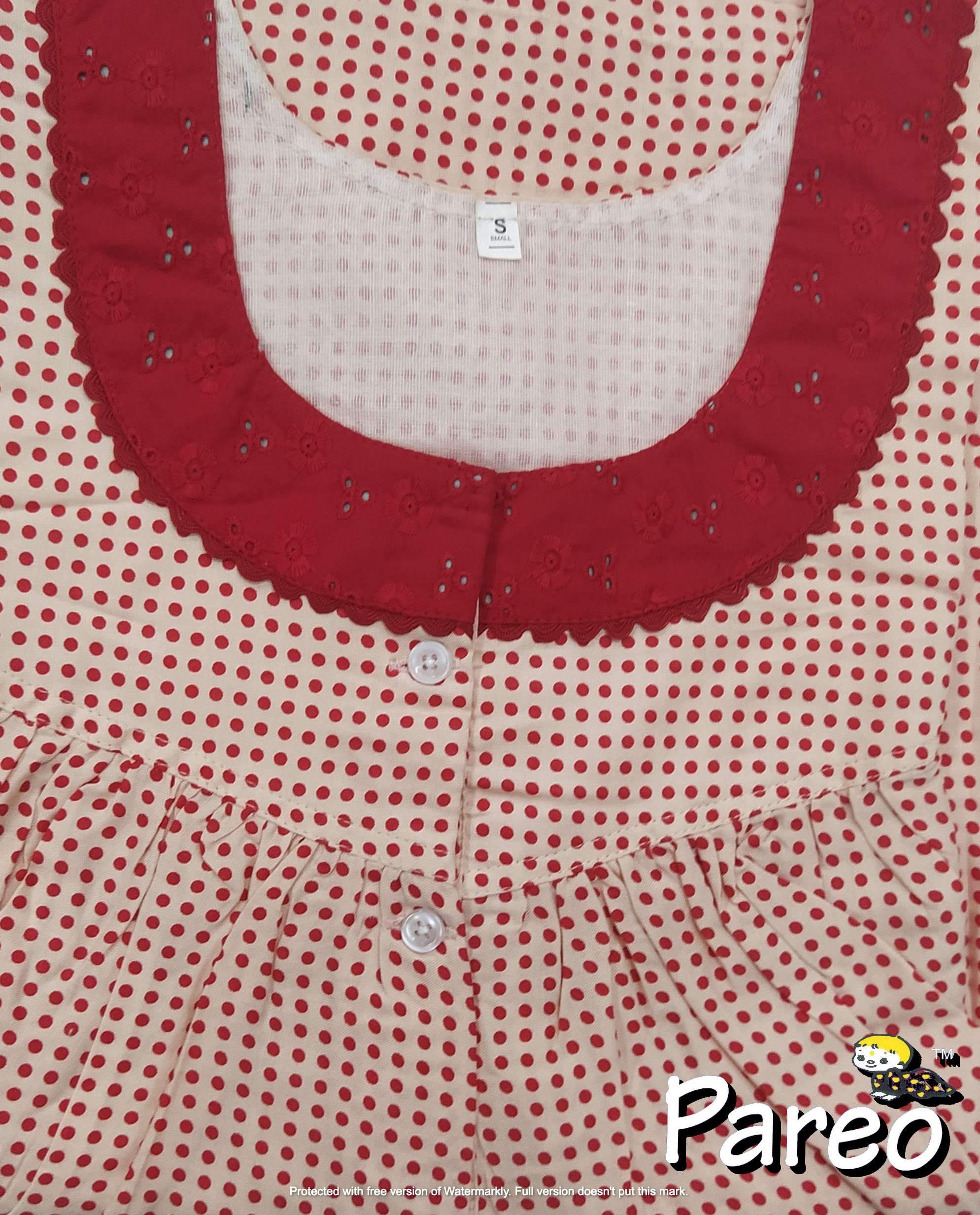 Cotton printed Nighty Small for women