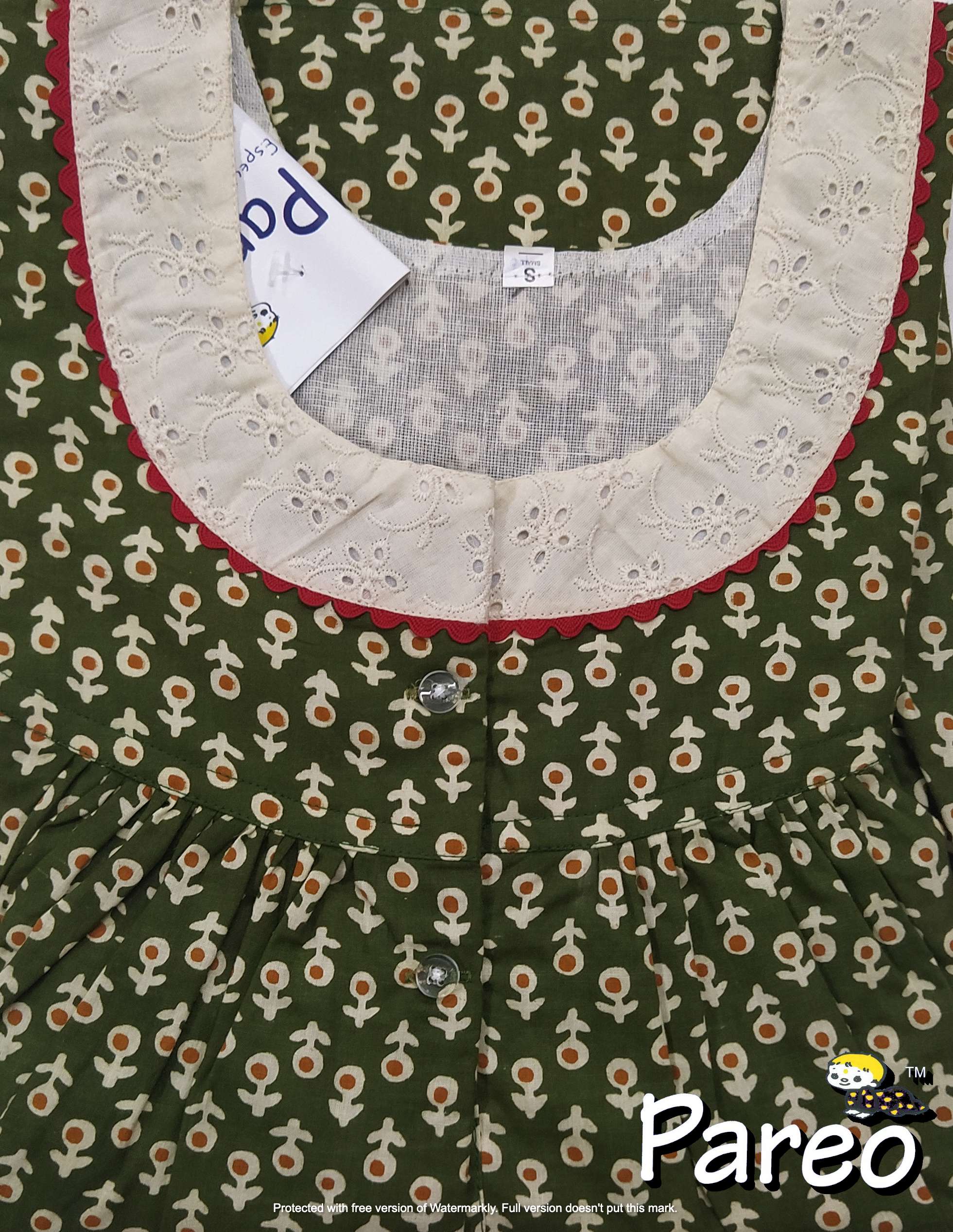 Cotton printed Nighty Small for women