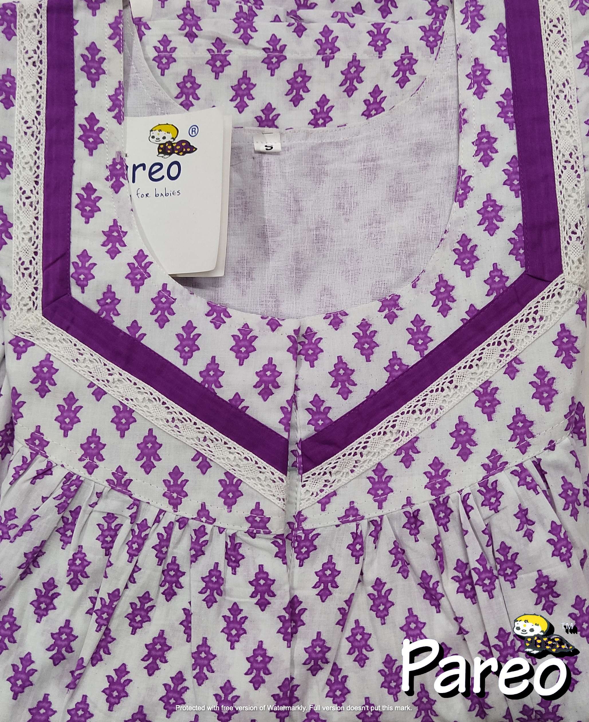 Cotton printed Nighty Small for women