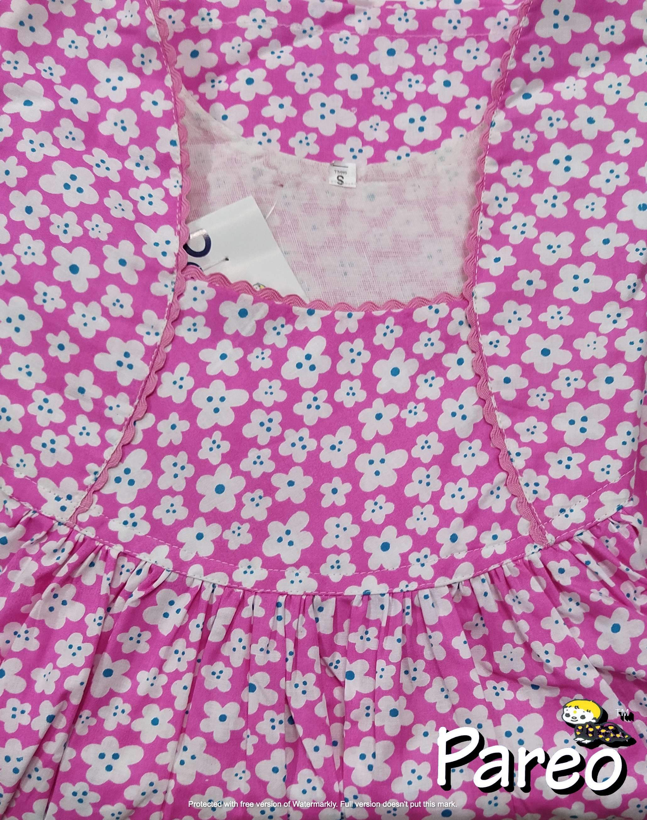 Cotton printed Nighty Small for women