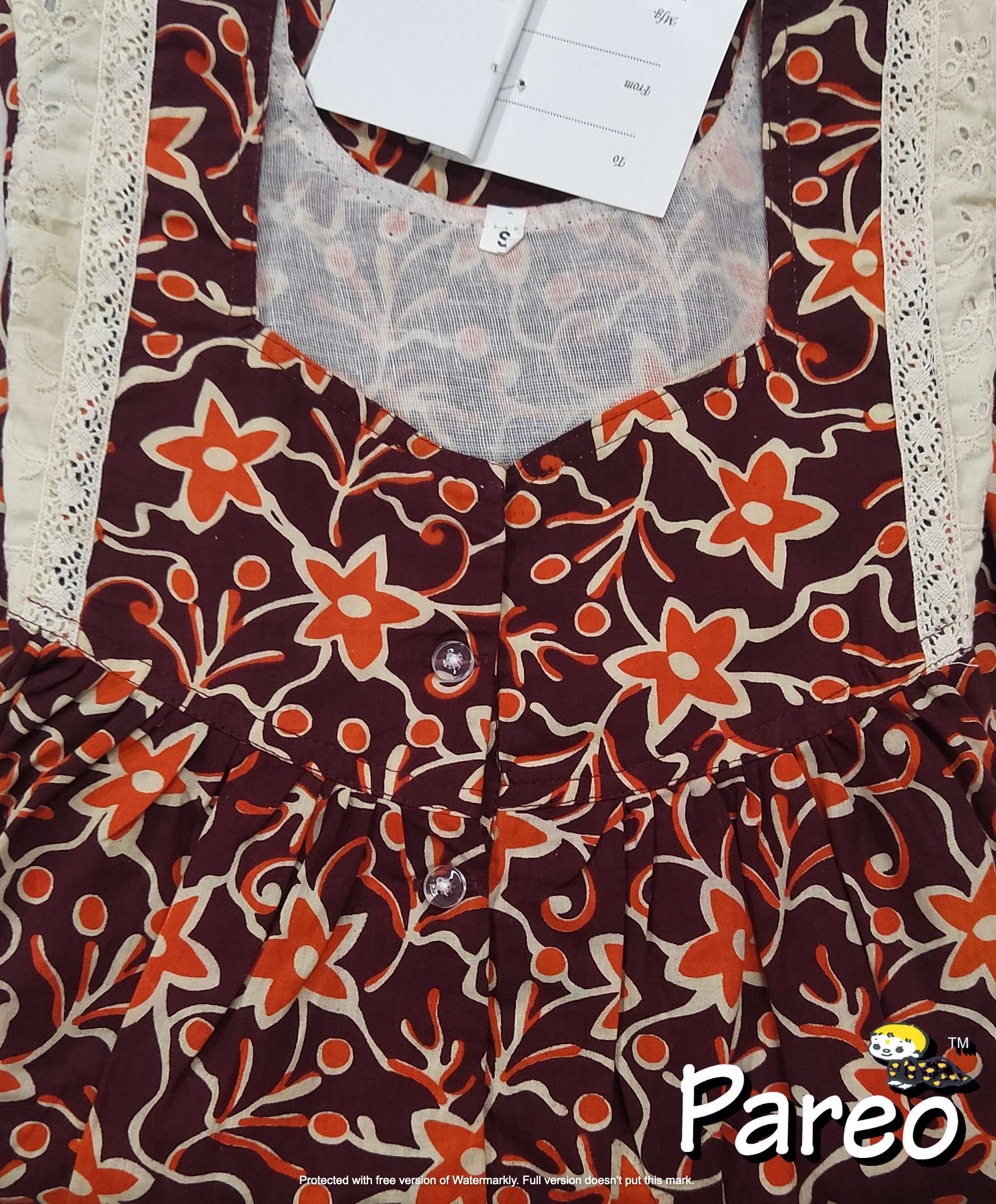 Cotton printed Nighty Small for women