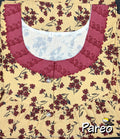 Cotton printed Nighty  for women large size