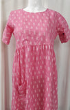 Soft Cotton Side zip, With Pockets, No Open Small Printed Maternity Wear